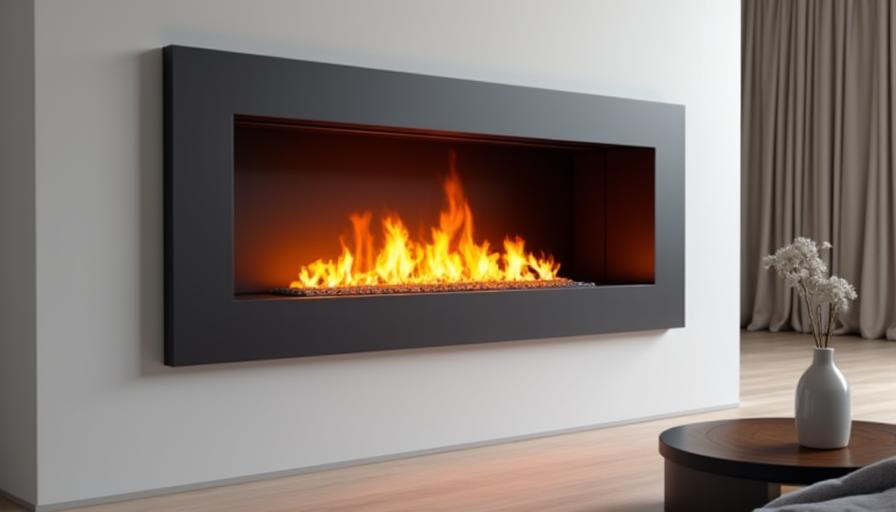 Chimenea de bioetanol moderna y sostenible